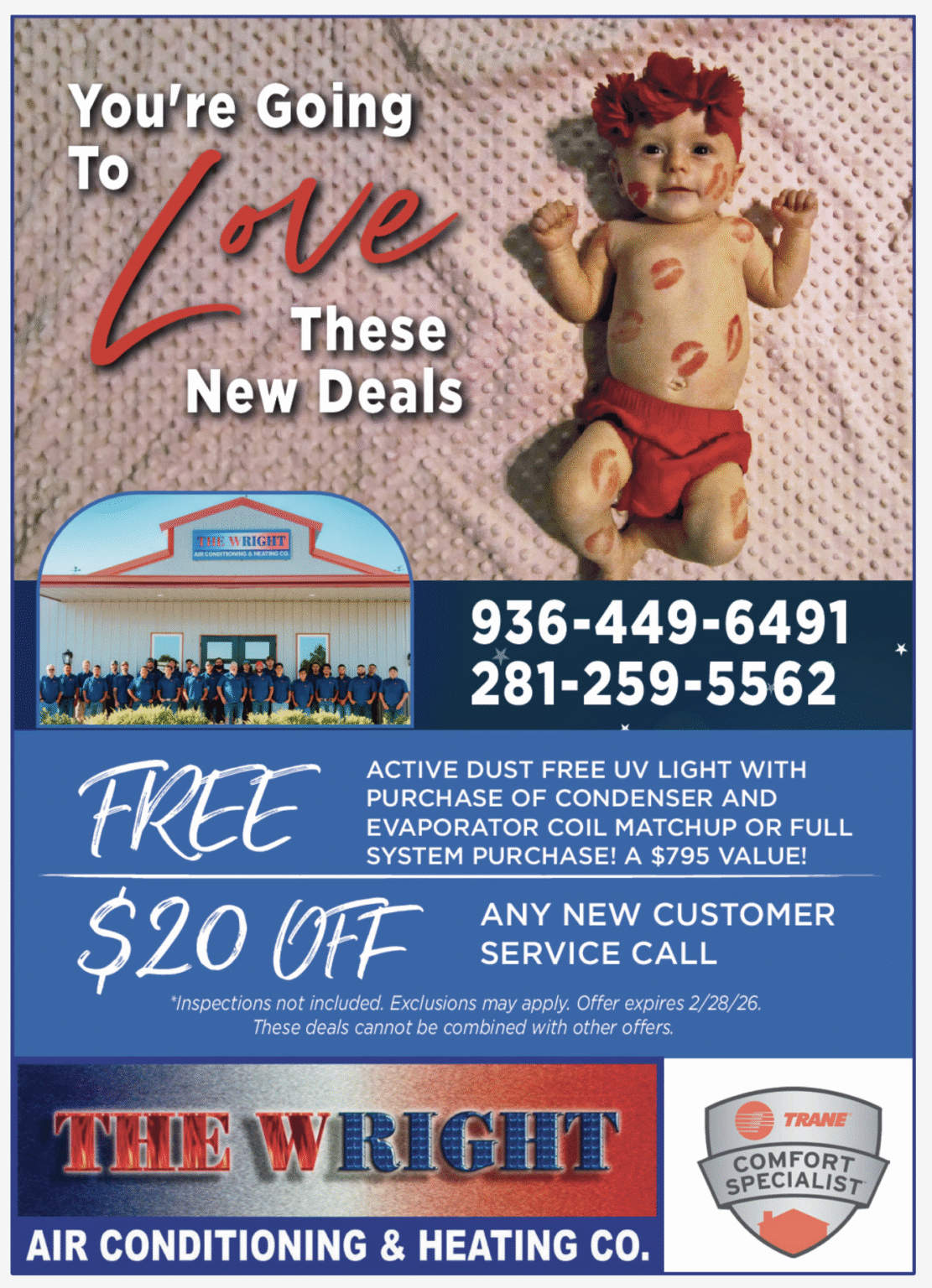 wright February specials